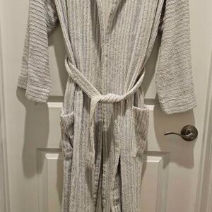 Vintage Long Large Terry Cloth Tie Robe